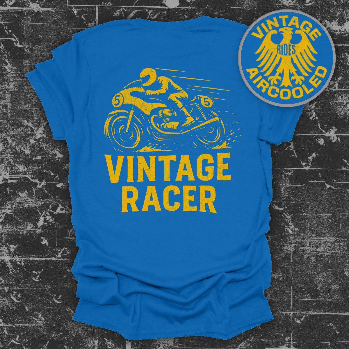 Vintage Racer Motorbike Print Graphic T-Shirt product
