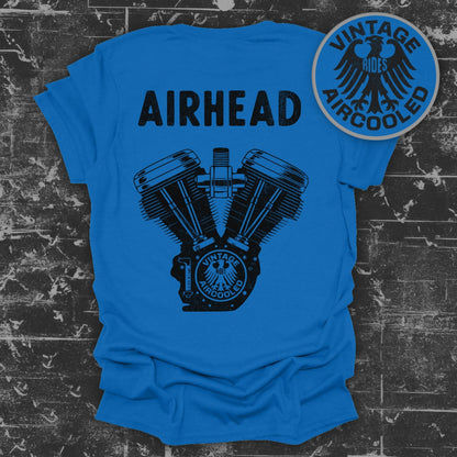 Vintage Rides Airhead Engine Printed T-Shirt product type