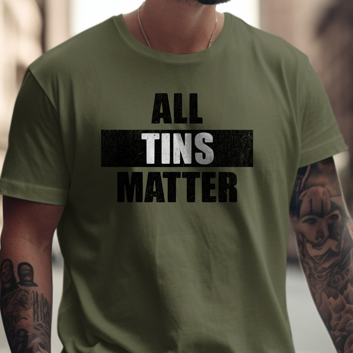 All Tins Matter Graphic T-Shirt for Bold Statements