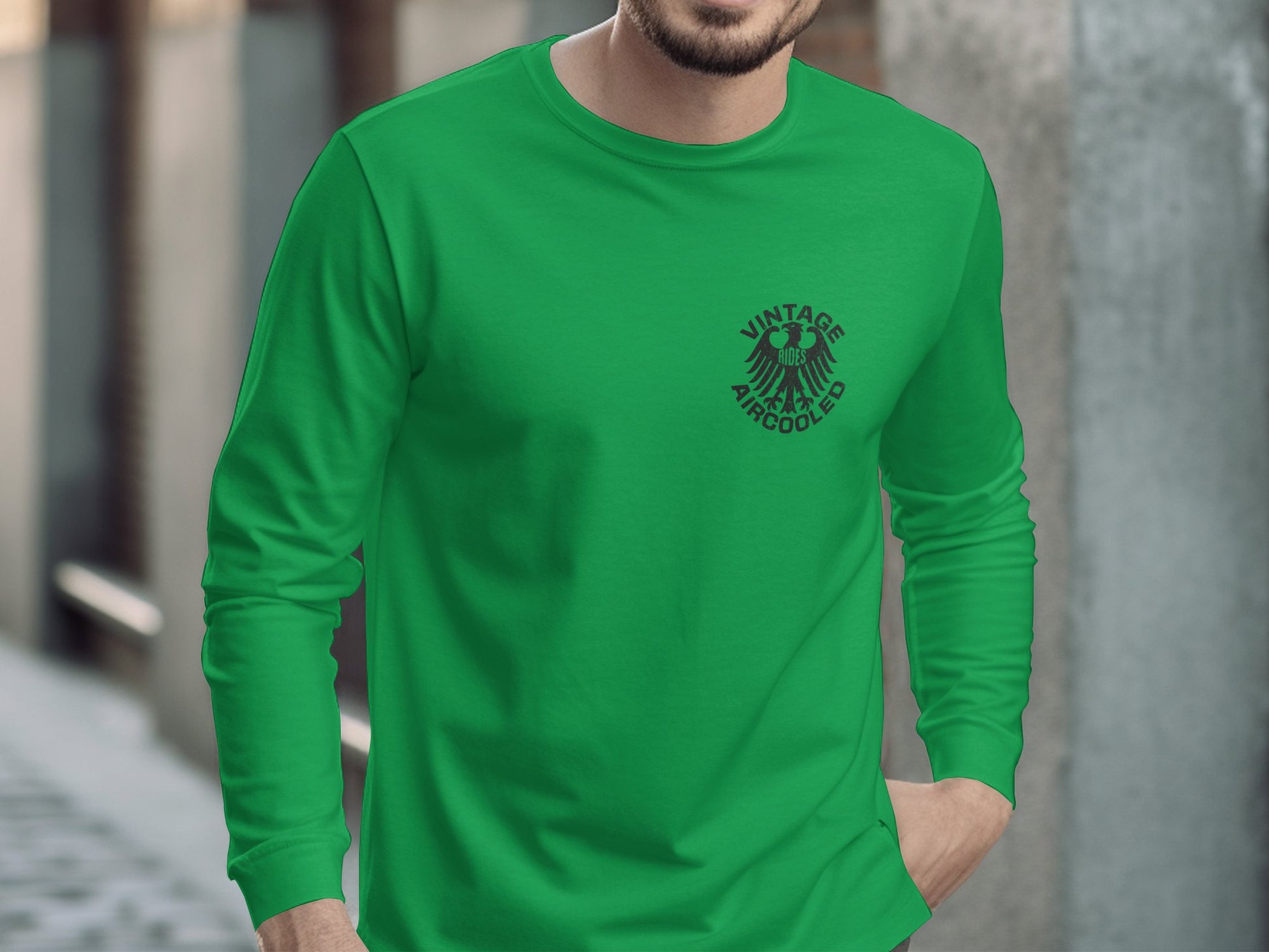 Vintage Aircooled Graphic Long Sleeve Shirt product