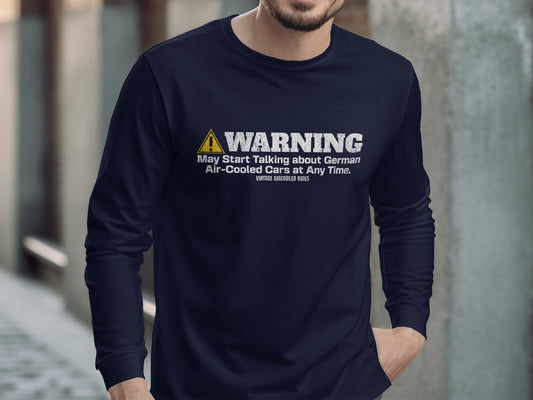 Warning German Air-Cooled Cars Quote Long Sleeve product