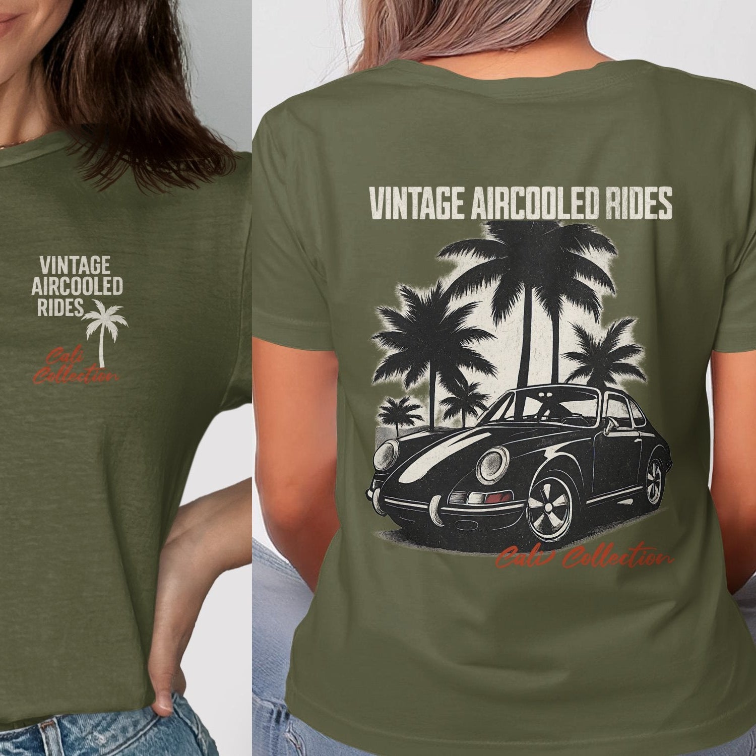 Vintage Aircooled Rides Car Collection T-shirt product type