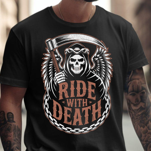 Ride with Death Graphic Men's T-shirt product