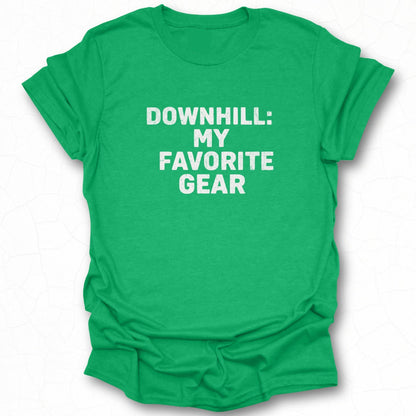 Downhill My Favorite Gear Graphic T-Shirt Product
