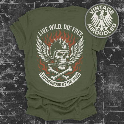 Live Wild Die Free Brotherhood Of The Road product
