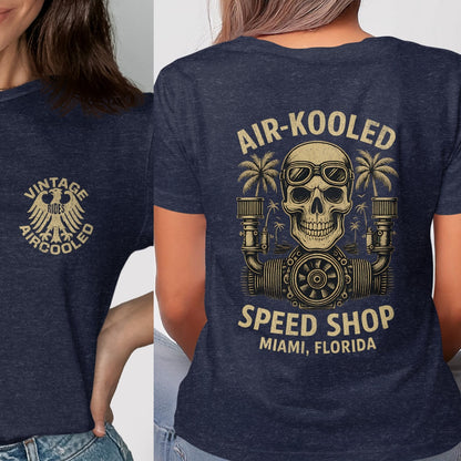 Vintage Aircooled Speed Shop Miami Florida T-shirt product type