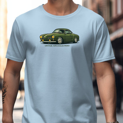 Vintage Car Graphic Design Light Blue T-Shirt product