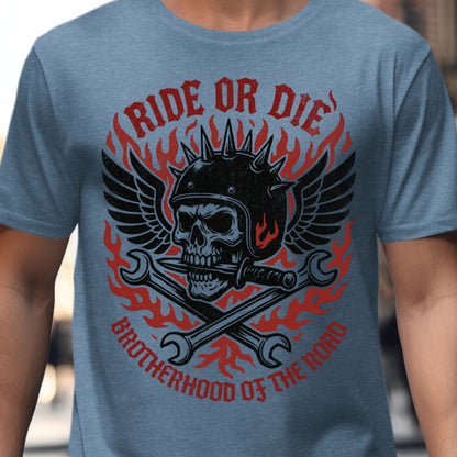 Ride or Die Brotherhood of the Road T-shirt product type