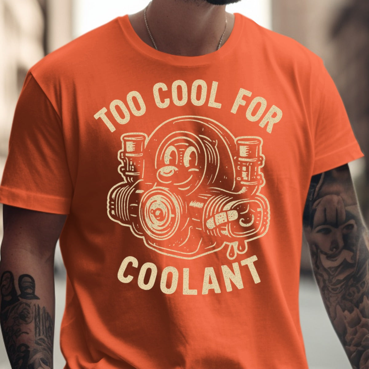 Too Cool For Coolant Graphic Design T-Shirt product