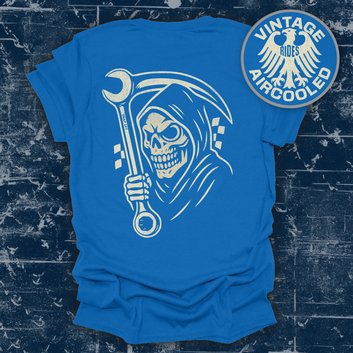 Grim Reaper Mechanic Graphic T-Shirt Product Type