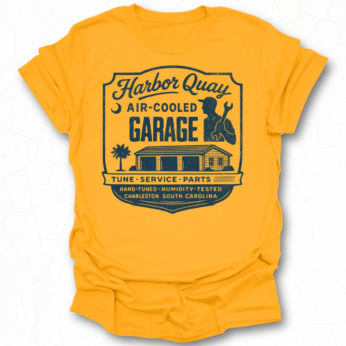 Harbor Quay Air-Cooled Garage Tune Service T-shirt