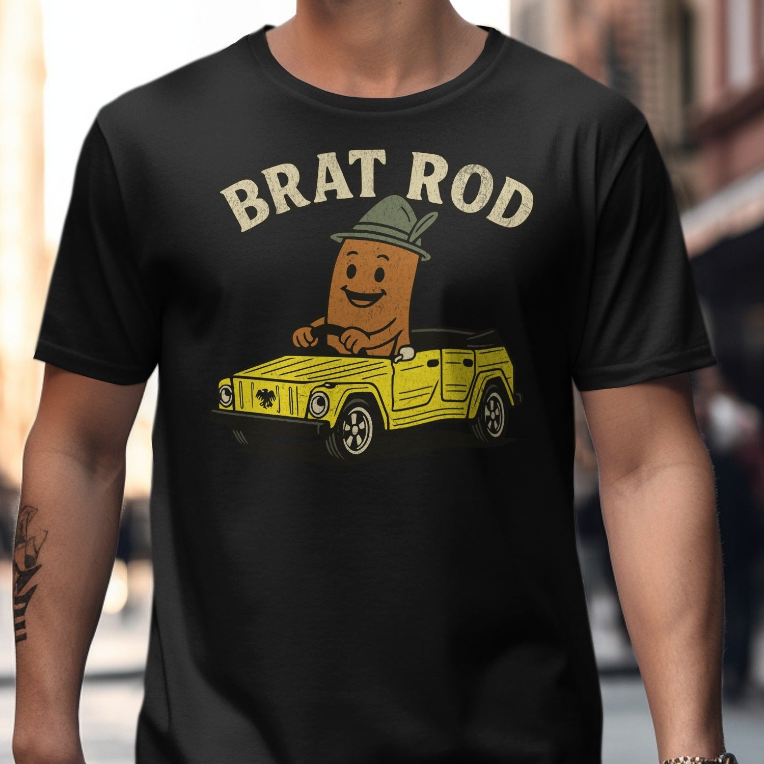 Brat Rod Graphic Tee Retro Style T-Shirt product