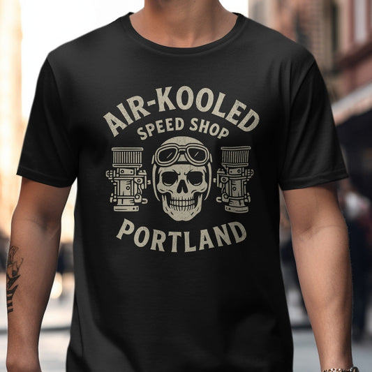 Air-Kooled Speed Shop Portland Graphic T-Shirt product