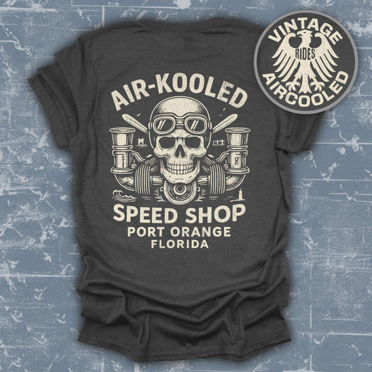 Air Kooled Speed Shop Port Orange T-shirt product type