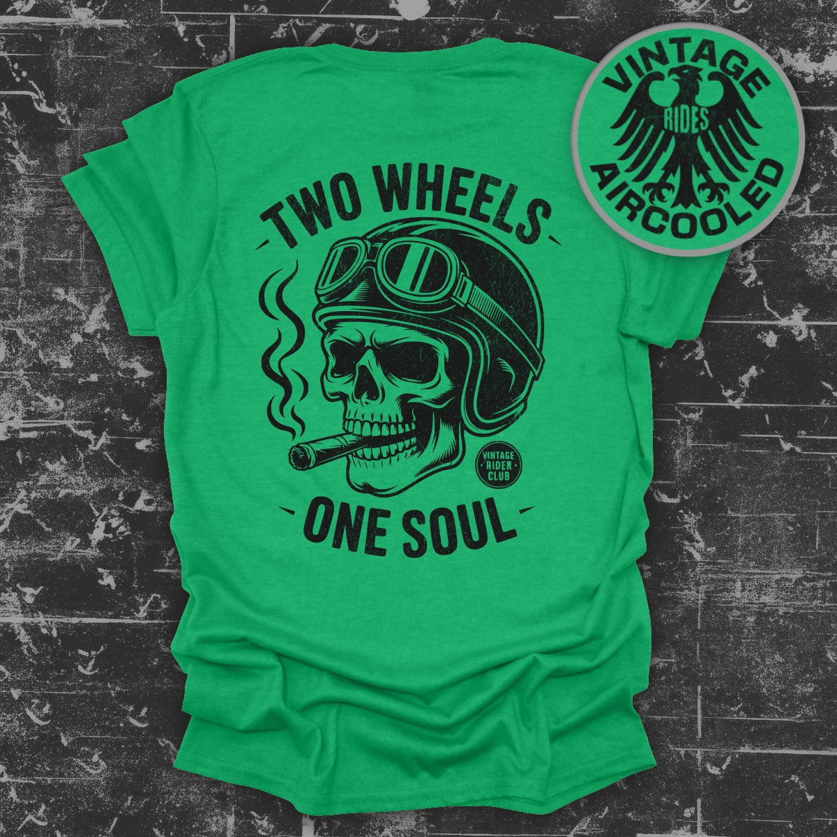 Two Wheels One Soul Vintage Aircooled T-Shirt