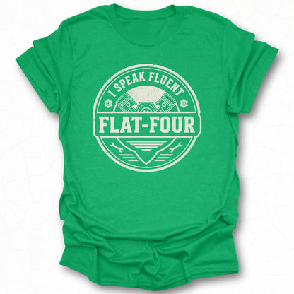 I Speak Fluent Flat-Four Graphic Tee product
