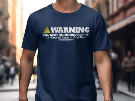 Warning German Air-Cooled Cars Lovers T-Shirt product