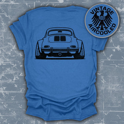 Aircooled Vintage Rides Graphic Blue T Shirt product