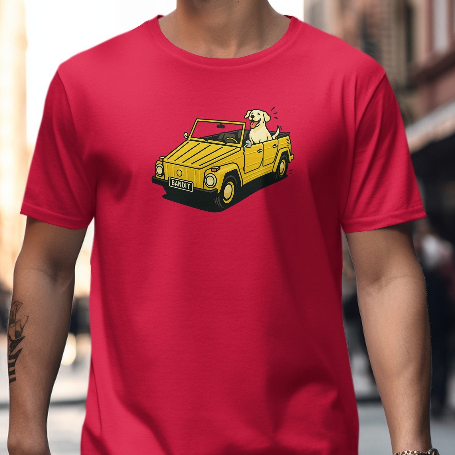 Off-Road Dog Adventure Graphic T-Shirt product