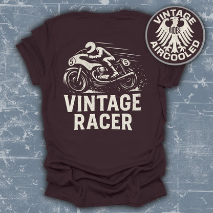 Vintage Racer Graphic Motorcycle T Shirt product