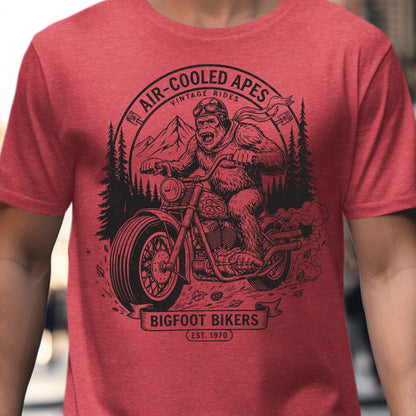 Vintage Bigfoot Bikers Air-Cooled Apes T-Shirt