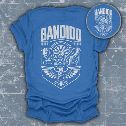 Bandido Blue Graphic Tee with Eagle Print product type