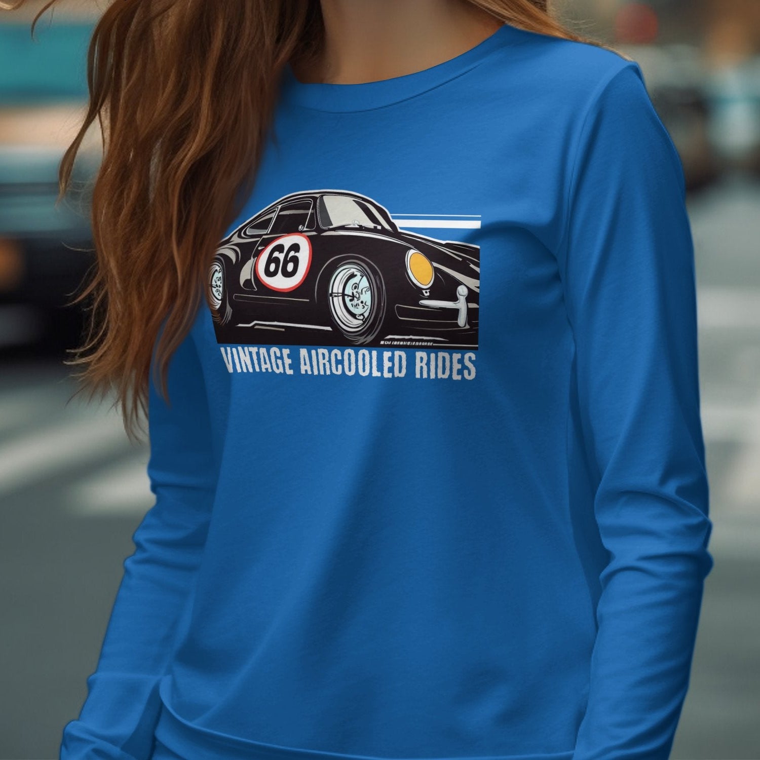 Vintage Aircooled Rides Car Long Sleeve Top product
