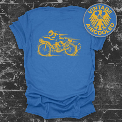 Vintage Rides Aircooled Motorcycle Design T-shirt product type