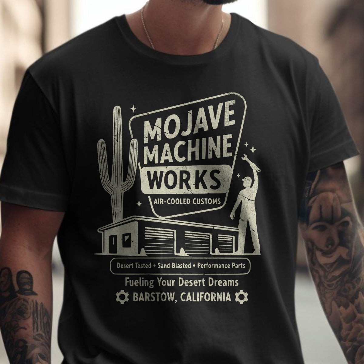 Mojave Machine Works Air Cooled Customs Shirt