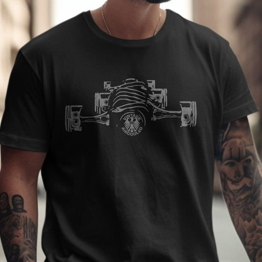 VIntage Car Engine Graphic Design T-Shirt product