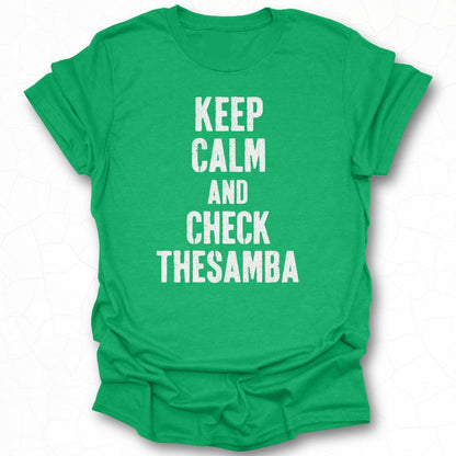 Keep Calm and Check Thesamba Graphic Tee
