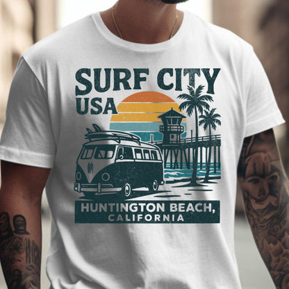 Surf City USA Huntington Beach California T-Shirt product type