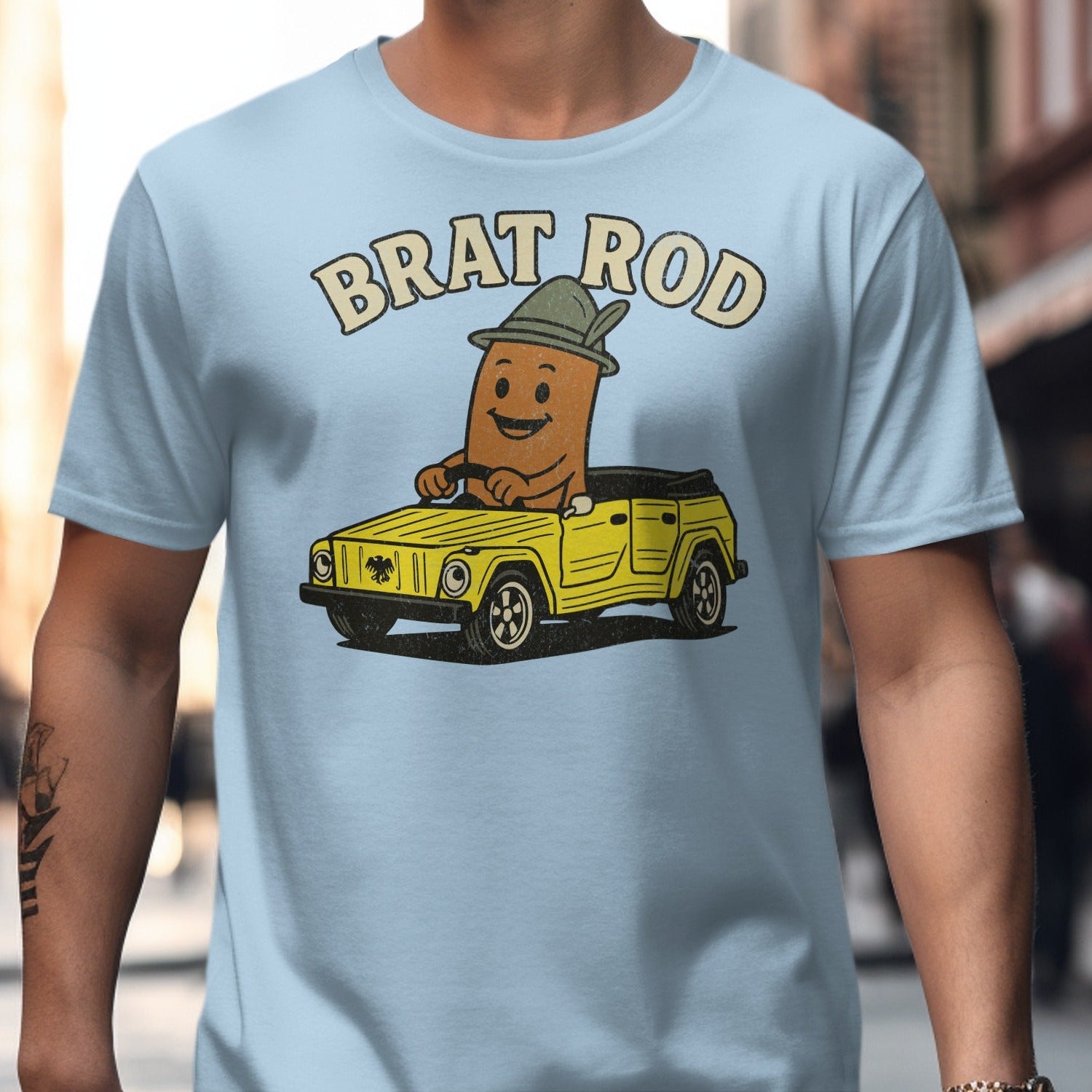 Brat Rod Graphic Printed Cool Casual T-shirt product