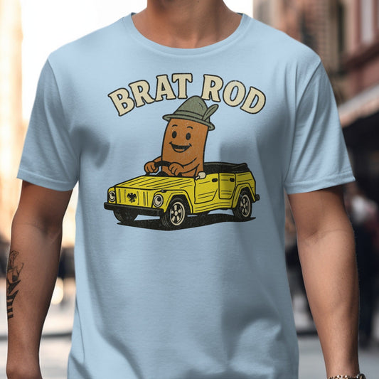 Brat Rod Graphic Printed Cool Casual T-shirt product
