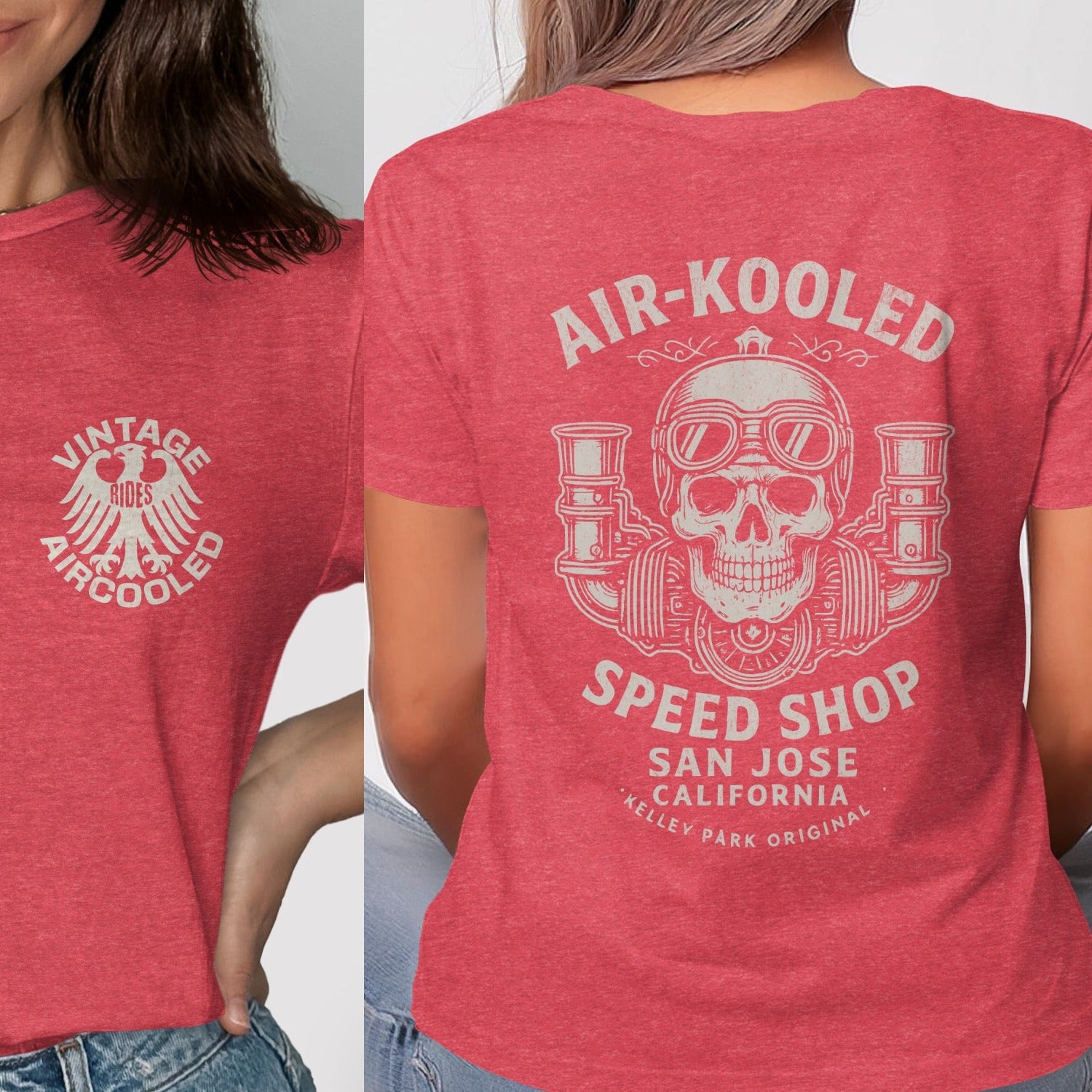 Vintage Air Cooled Speed Shop San Jose T-Shirt product type