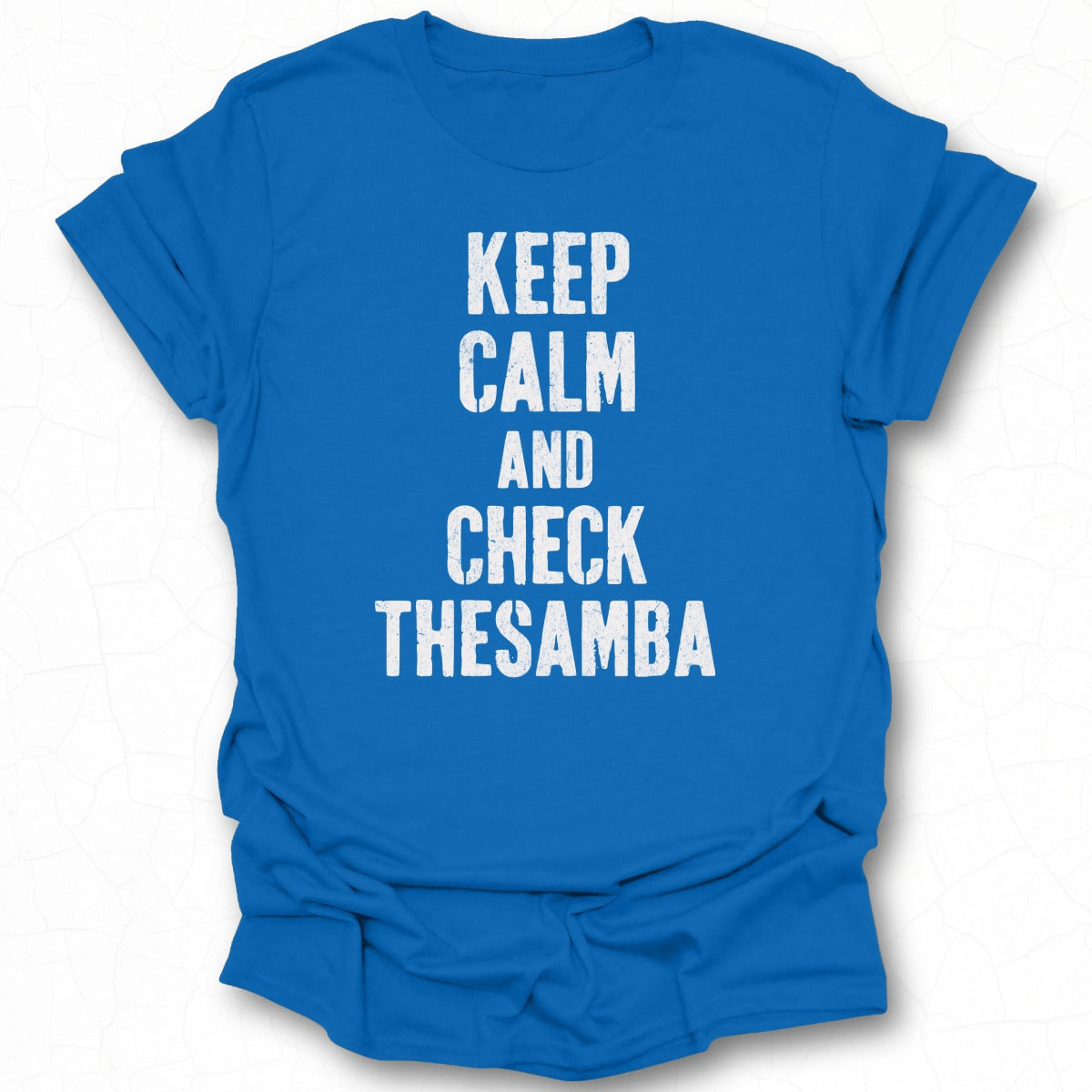 Keep Calm and Check Thesamba Graphic Fun Product