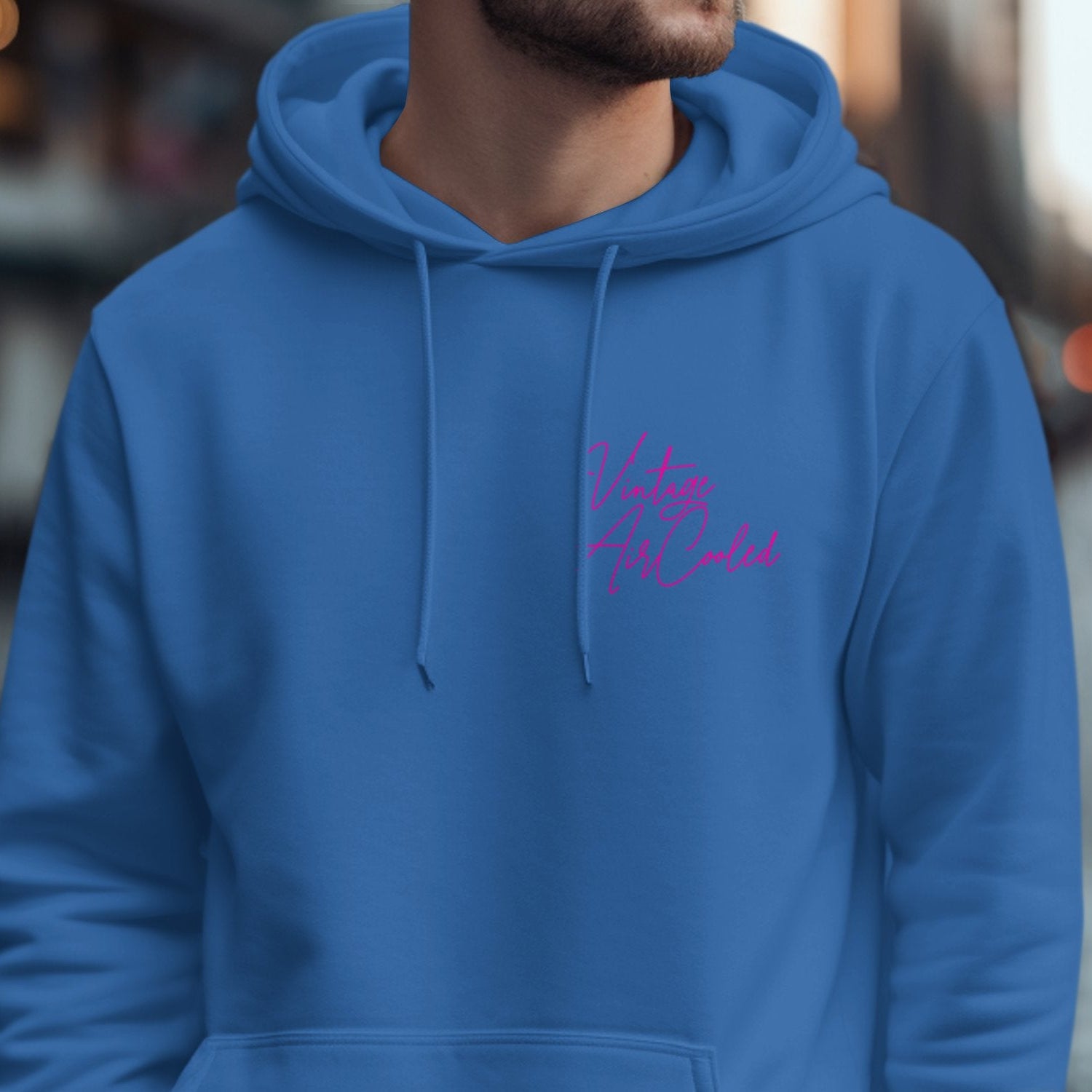 Vintage Art Club Blue Hoodie product
