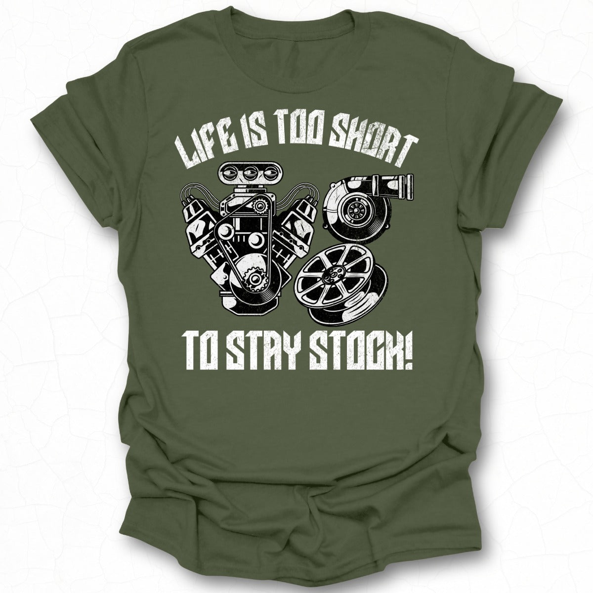 Life Is Too Short To Stay Stock T-shirt