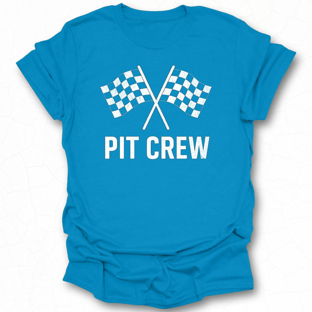 Pit Crew Racing Flags Graphic Tee product