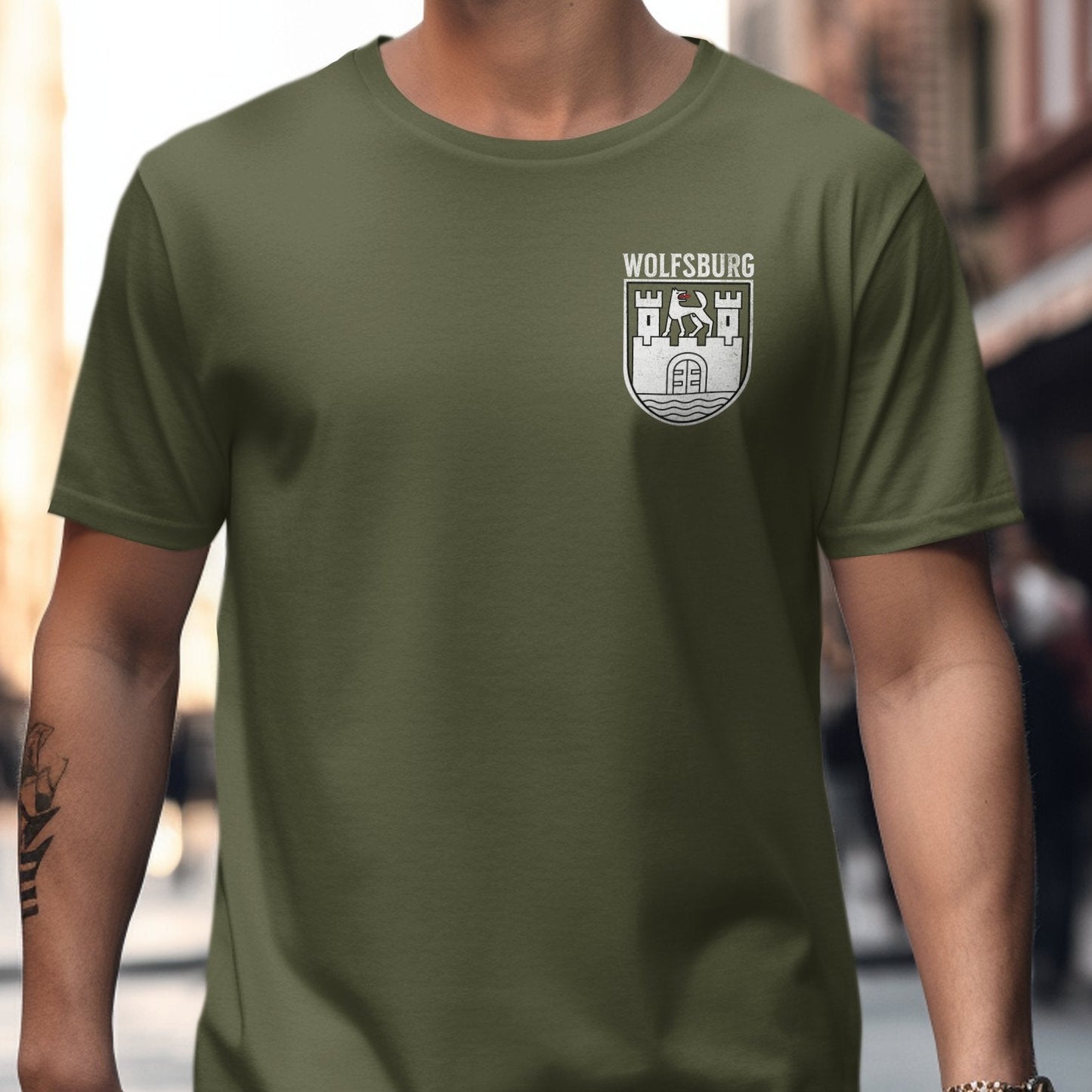 Wolfsburg Crest Design T-Shirt Casual Wear product type