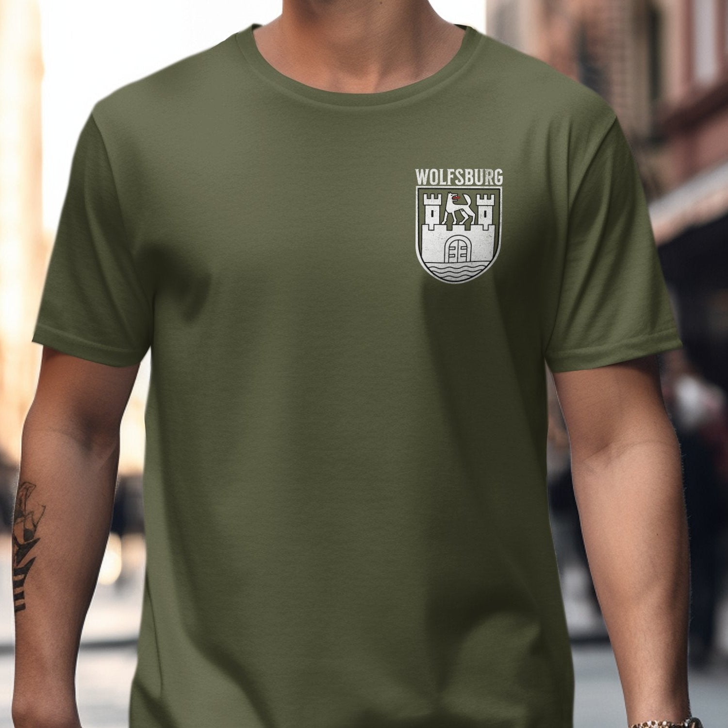 Wolfsburg Crest Design T-Shirt Casual Wear product type