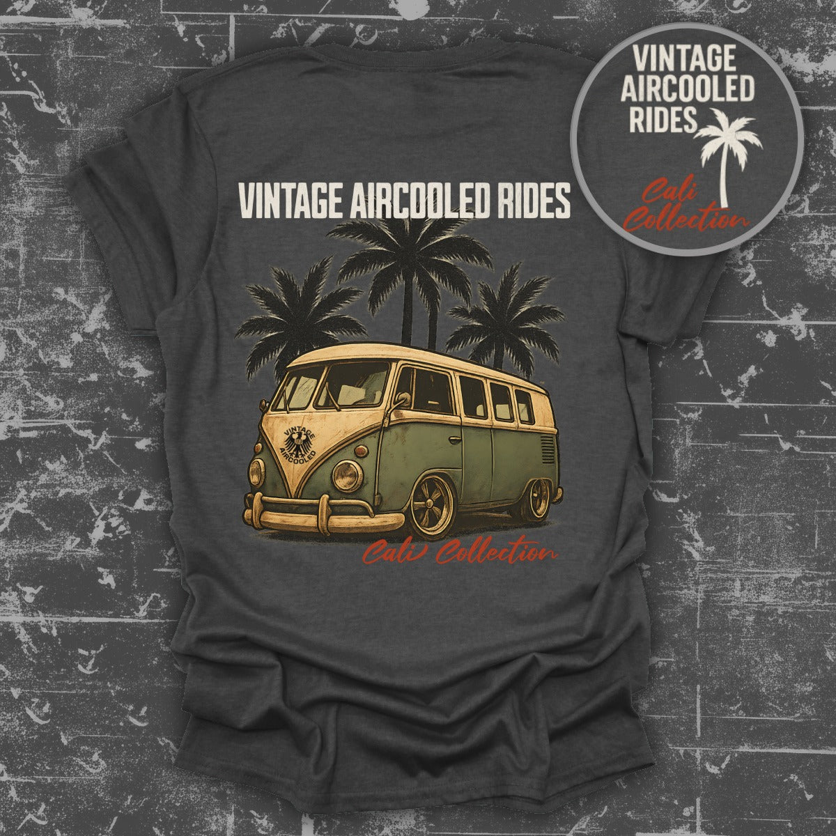 Vintage Aircooled Rides Cal Collection t-shirt