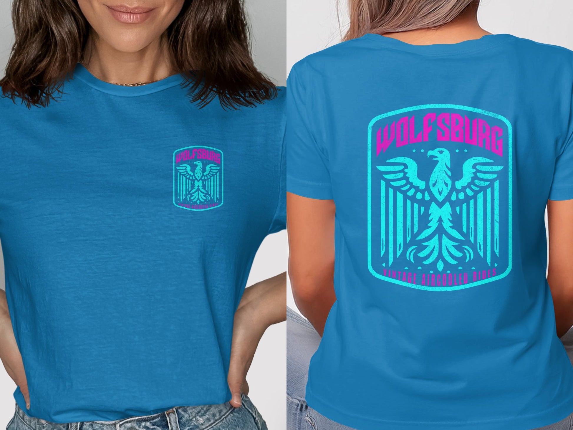 Wolfsburg Heritage Blue Comfort Tee Shirt product