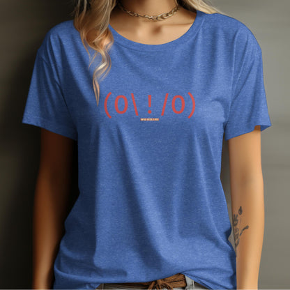 Funny Coding Emojis Blue Graphic Tee Shirt product