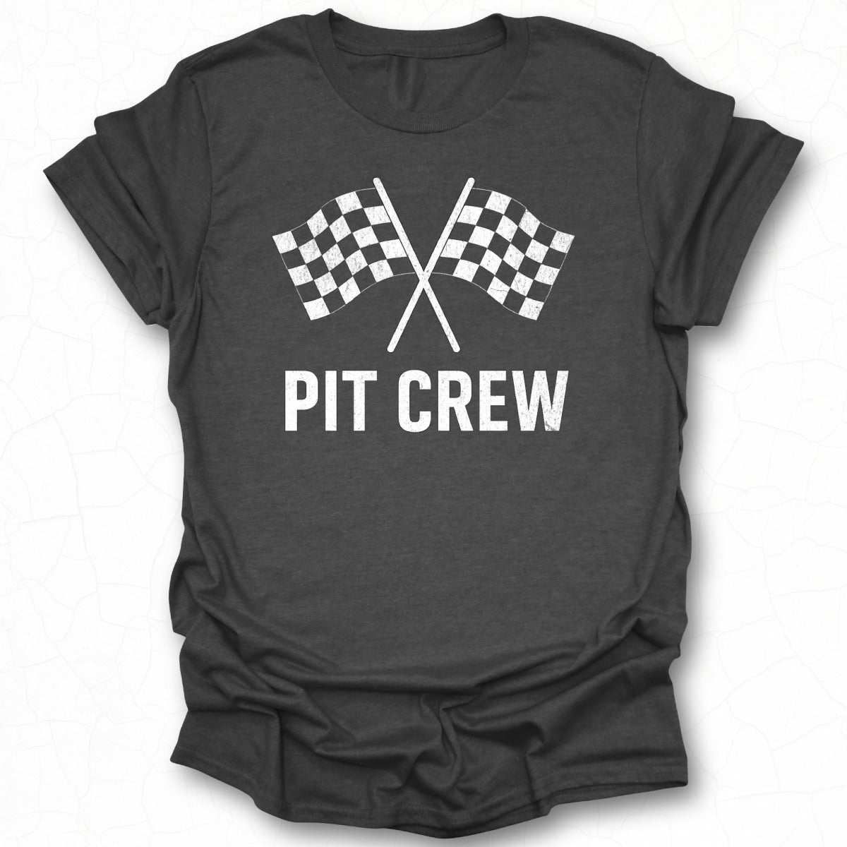 Racing Pit Crew Graphic T-Shirt for Auto Enthusiasts