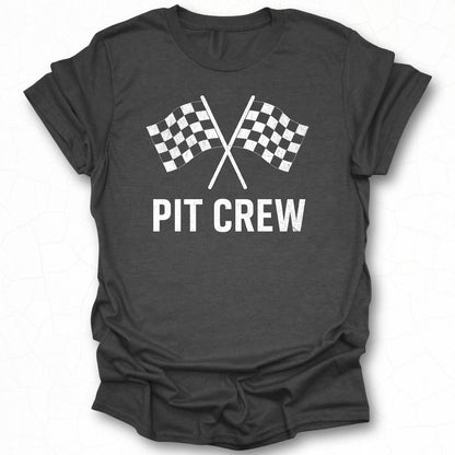 Racing Pit Crew Graphic T-Shirt for Auto Enthusiasts