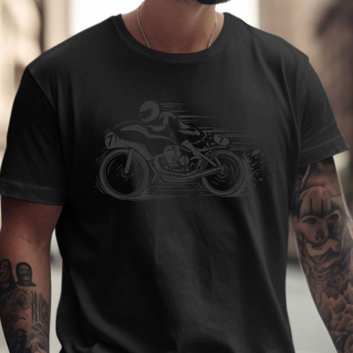 Motorcycle Speed Racer Graphic Tee product