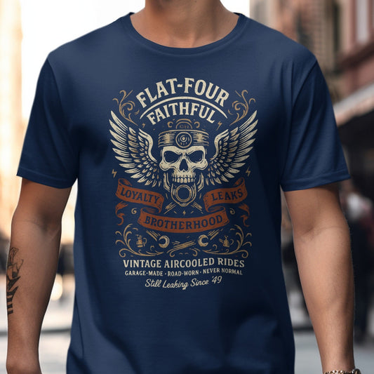 Flat-Four Faithful Loyalty Brotherhood Men's T-shirt product type