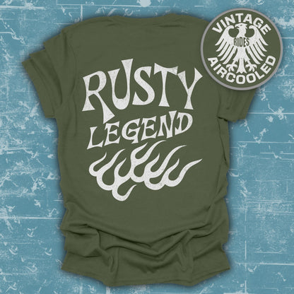 Vintage Rusty Legend Aircooled Themed T-shirt product