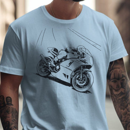 Motorcycle Racing Graphic Men's T-Shirt product type